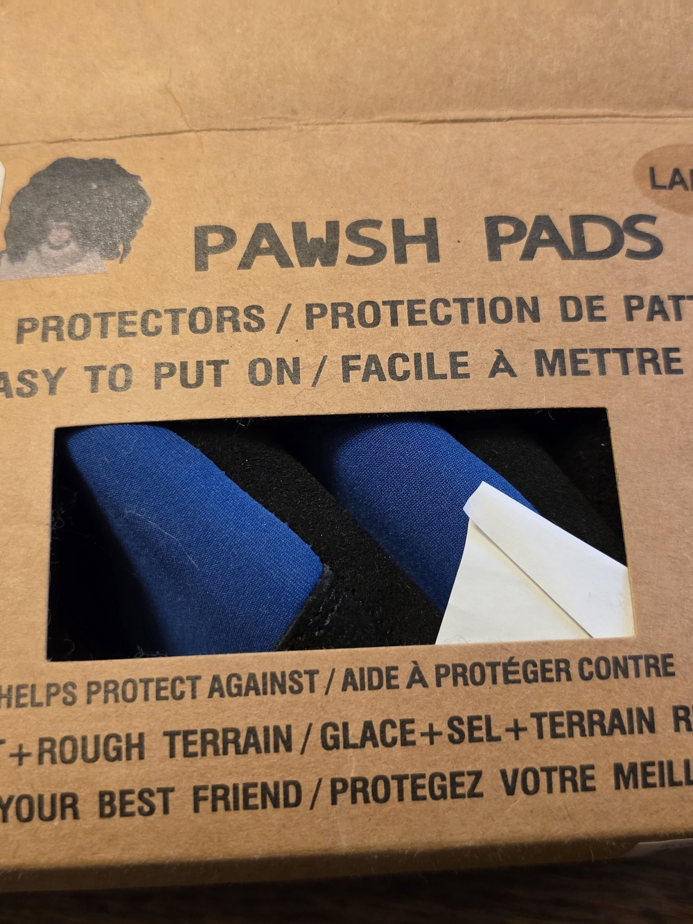 Pawsh Pads Blue Dog Paw Protectors